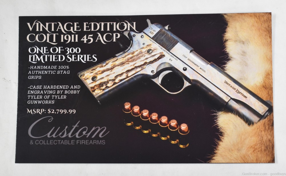 Cnc Firearms CNCVINTAGE1911 Colt 1911 Vintage Limited Edition 45 ACP #280 -img-8