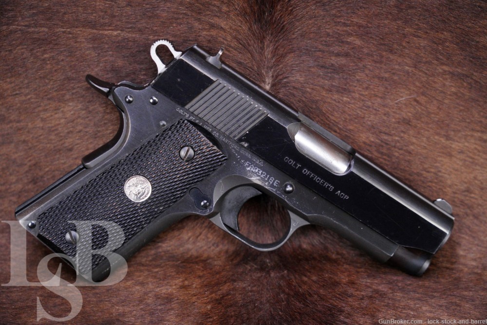 Colt Officer’s ACP MK IV Series 80 .45 ACP 3.5” Semi Auto Pistol, MFD 1994-img-0