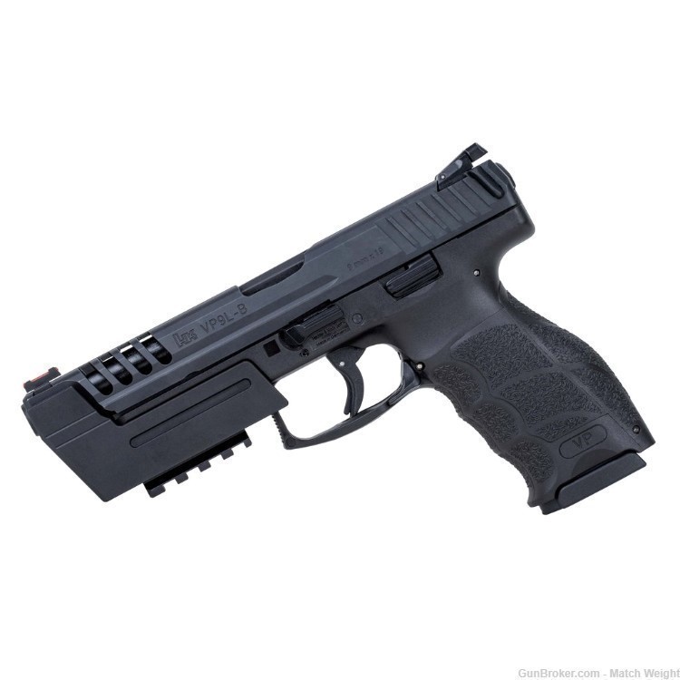 Match Weight - Compensator for H&K VP9L (Long) w/ Rail - Steel-img-0
