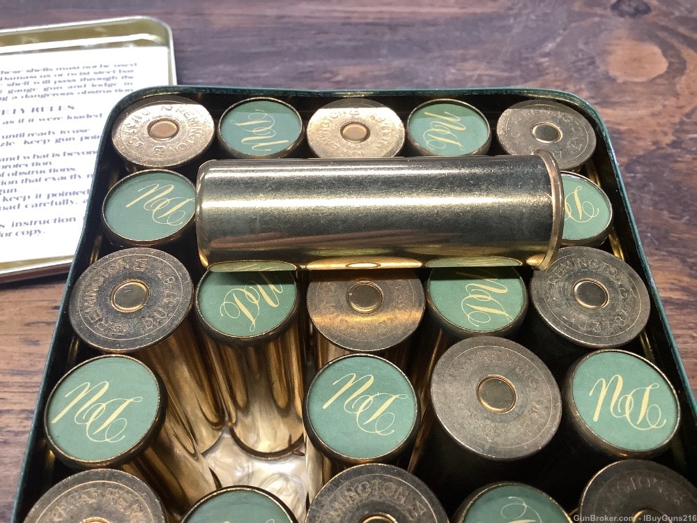 Remington 12 gauge all brass shell Ducks Unlimited 50th anniversary-img-2