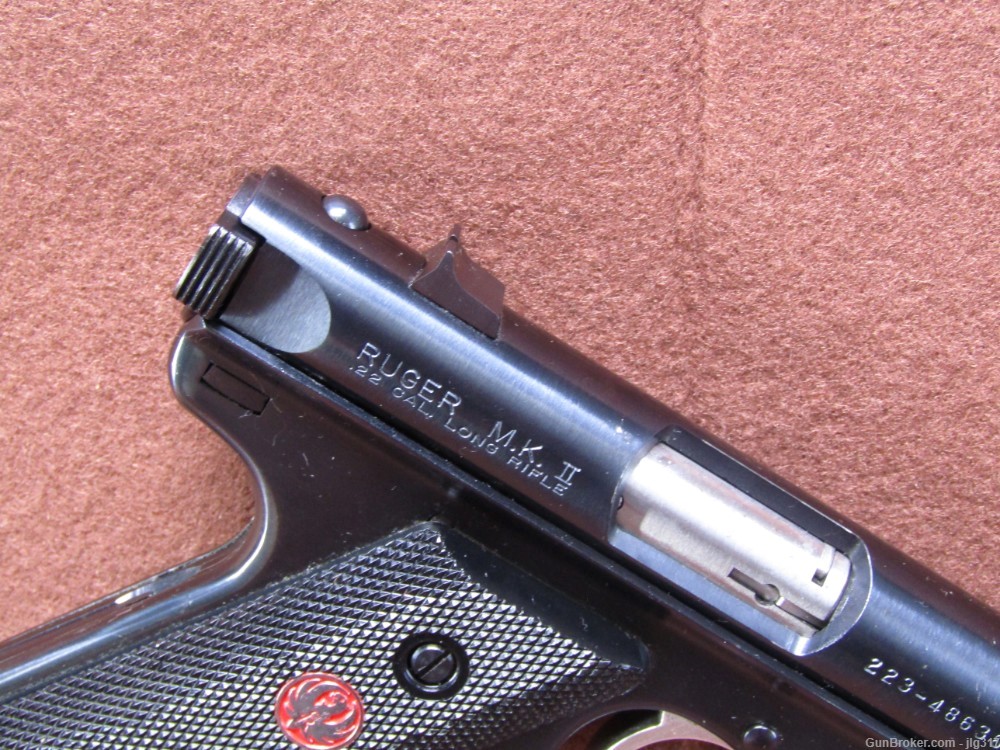 Ruger MK II Mark II 22 LR Semi Auto Pistol Thumb Safety 3x 10 RD Mags 1999-img-3