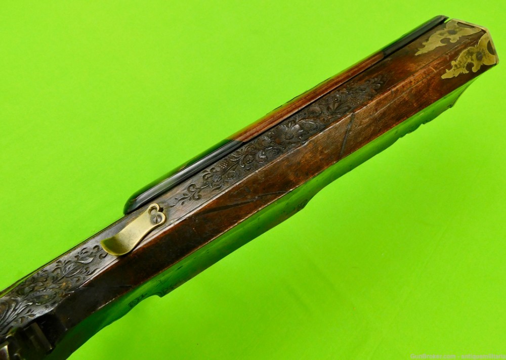 Antique German Austrian 17-18 Century Wheellock Percussion Rifle-img-19