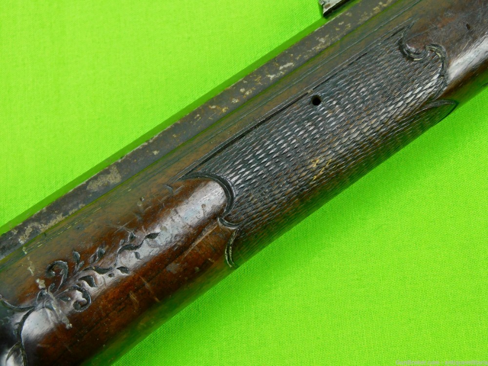 Antique German Austrian 17-18 Century Wheellock Percussion Rifle-img-11