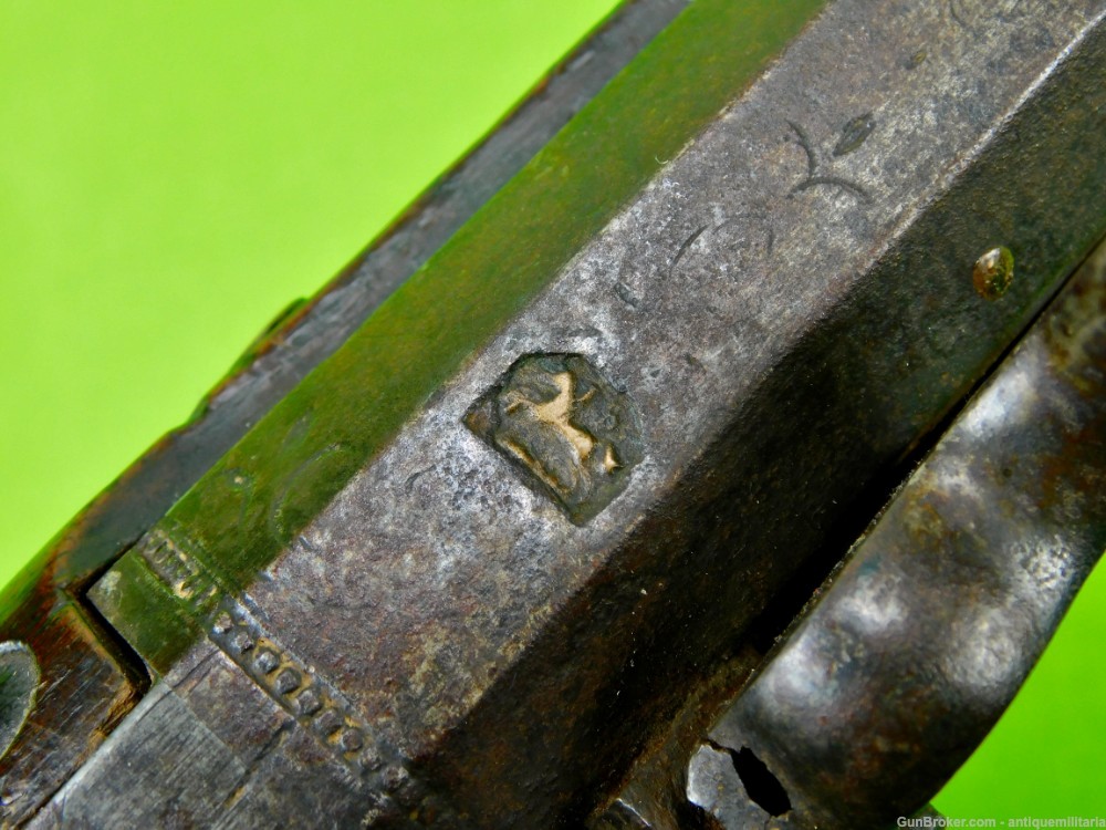 Antique German Austrian 17-18 Century Wheellock Percussion Rifle-img-4