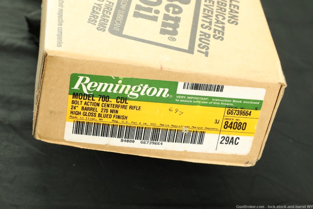 Remington Model 700 CDL .270 Winchester 24" Bolt Action Hunting Rifle 2008-img-40