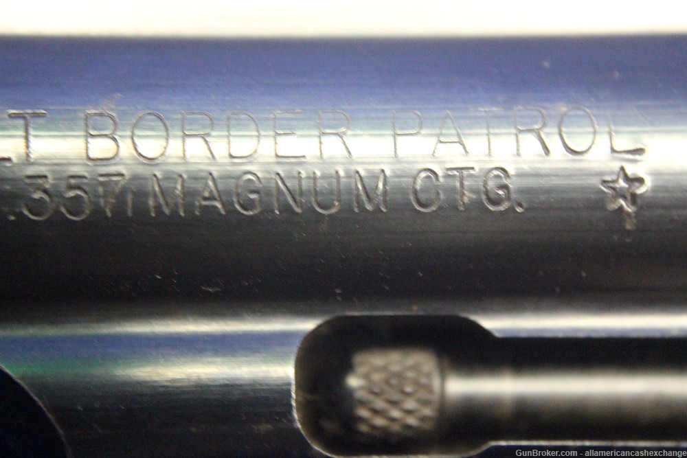 Rare COLT Model BORDER PATROL Revolver 357 Mag-img-3