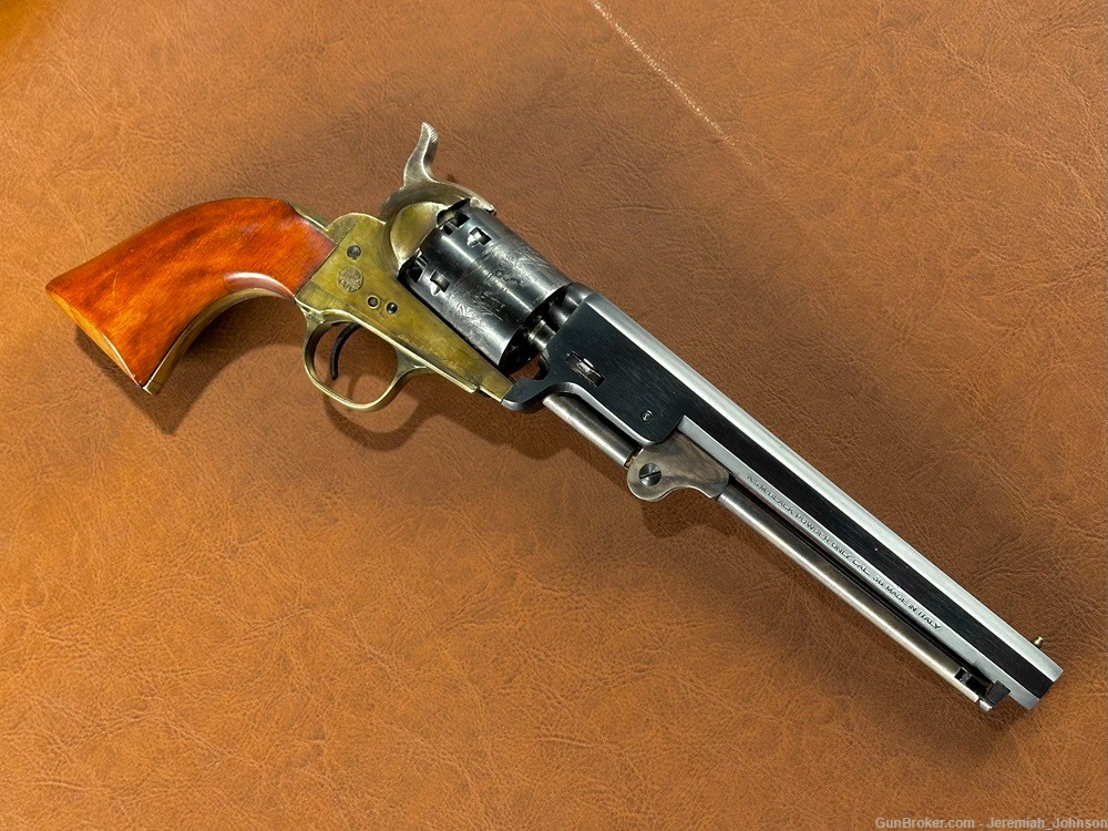 CVA 1851 Confederate Colt Navy .36 Brass Percussion Civil War Revolver NR-img-1
