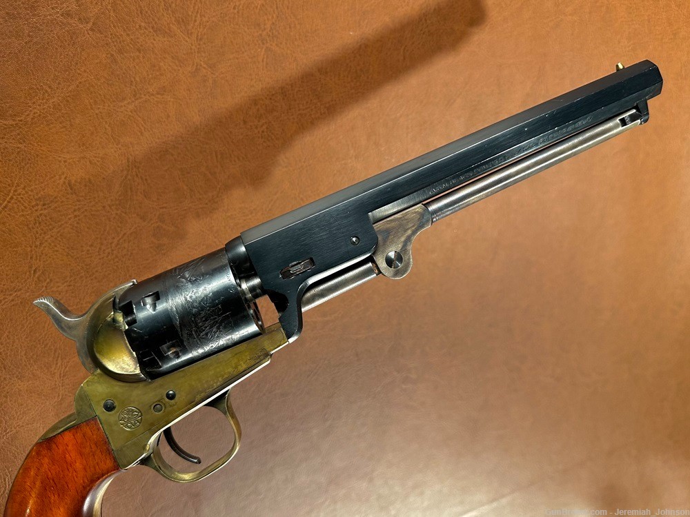 CVA 1851 Confederate Colt Navy .36 Brass Percussion Civil War Revolver NR-img-5