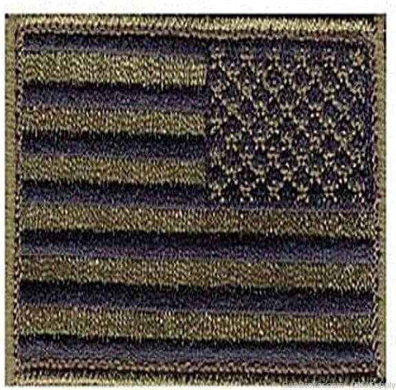 BLACKHAWK American Flag Patch Subdued Coyote Tan - Reversed-img-0