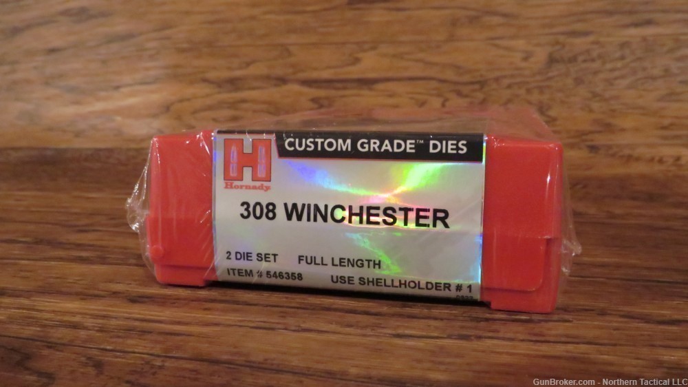 Hornady 308 Winchester Custom Grade Die Set 546358-img-1