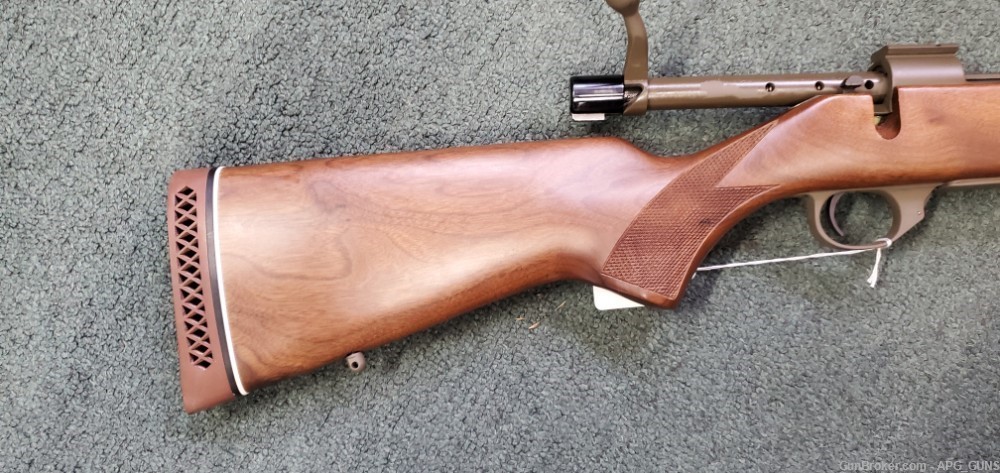 Rare Custom Howa 1500 .340 Wby Magnum Patriot Brown *EXLNT*  -img-1