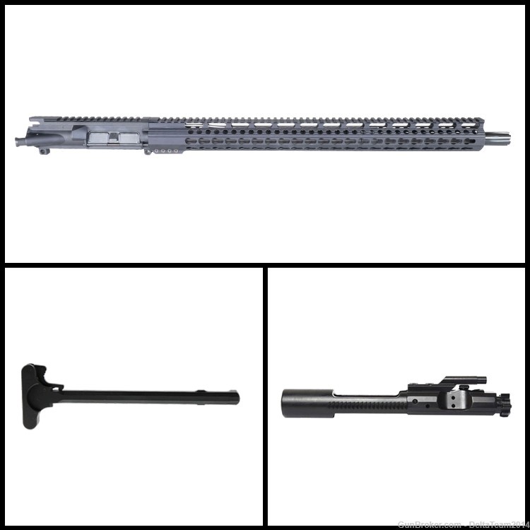 AR15 20" 5.56 223 Rifle Complete Upper - Linear Compensator - BCG & CH Incl-img-0