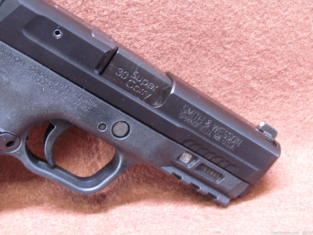 Smith & Wesson Shield EX 30 Super Carry Semi Auto Pistol Like New-img-4