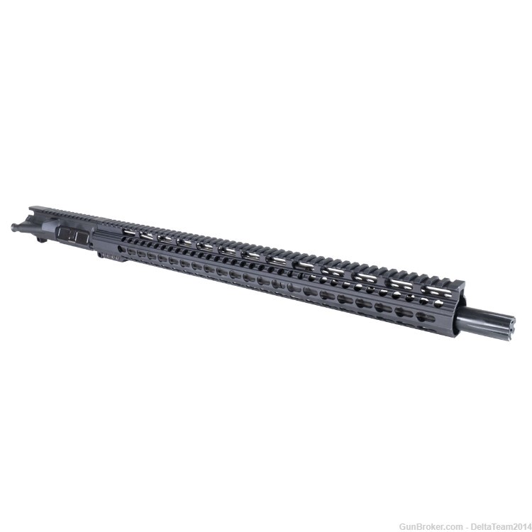 AR15 16" 223 Wylde Rifle Complete Upper - Spiral Fluted - BCG & CH Included-img-1
