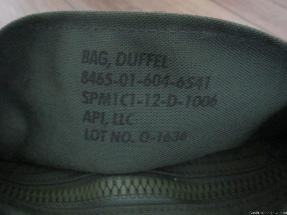 USGI Improved Duffle Bag Enhanced Nylon OD Green Sea Military Surplus UNISS-img-2