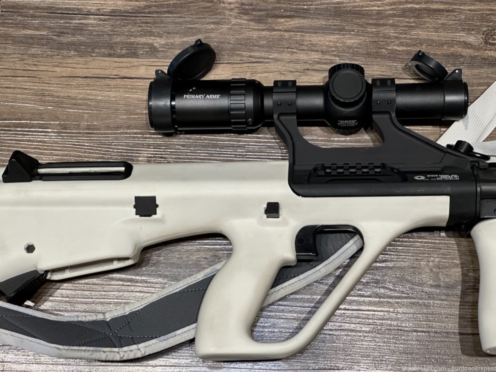 Steyr AUG A3 M1 in white, w/ full package + Primary Arms ACSS 1-6x24 scope-img-2