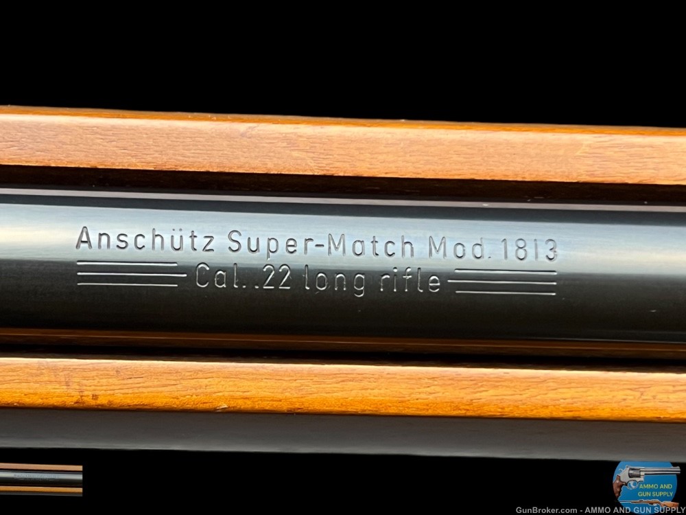 ANSCHUTZ MODEL 1813 SUPER MATCH 22 LR COMPETITION RIFLE - 1982 W. GERMANY-img-8