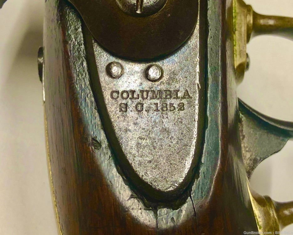  B3 South Carolina Palmetto 1842 Cavalry Pistol, Confederate, G-VG,...$4750-img-9