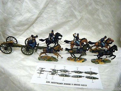 American Civil War set by William Britain’s #17379 Union 6 Horse Artillery-img-0