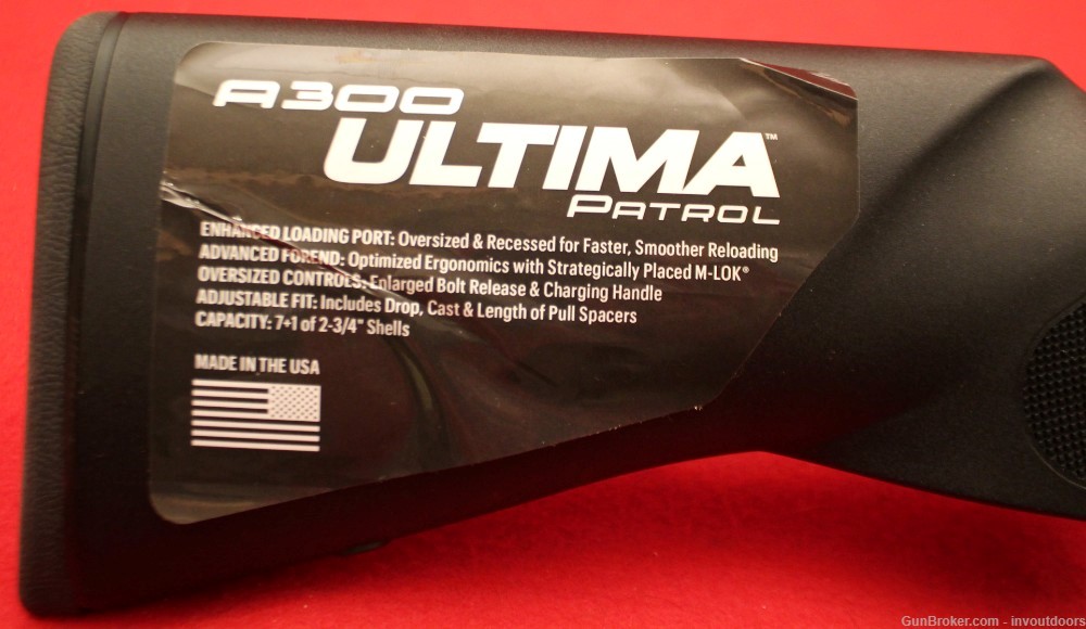 Beretta A300 Ultima Patrol 12-gauge 3" chamber 19" Mobil choke barrel.-img-10