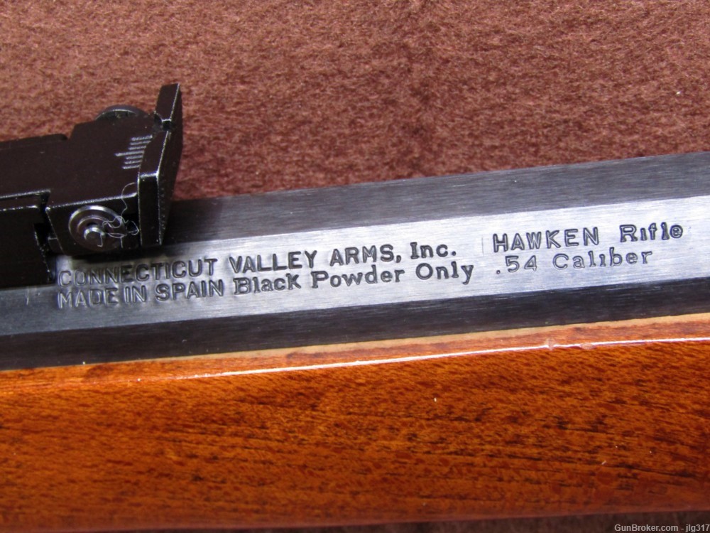 CVA Hawken 54 Cal Black Powder Percussion Rifle Like New-img-18