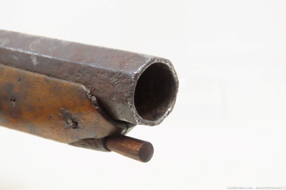 Engraved PATILLA MIQUELET Flintlock “Militia” Belt/Holster Pistol EUROPEAN -img-6