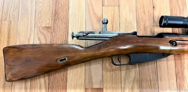 Mosin 91/30 VG condition, Tula 1931 Hex reciever #'s match W/Scout Scope-img-1