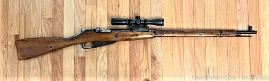 Mosin 91/30 VG condition, Tula 1931 Hex reciever #'s match W/Scout Scope-img-0