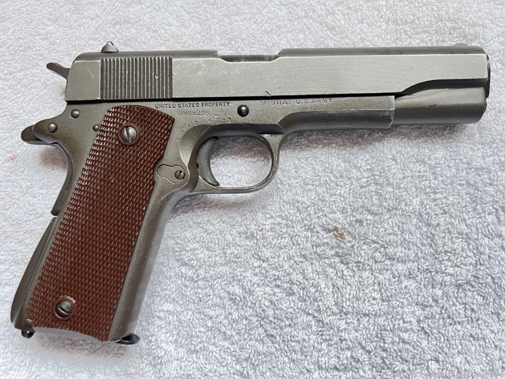 Very Fine Colt 1911A1 M1911A1 with Remington Rand Slide ANAD SA-img-0