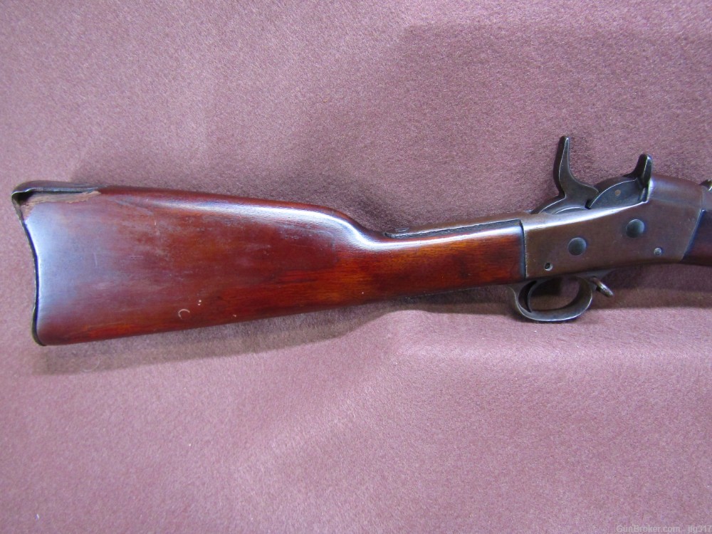 Unknown Maker Copy of a Remington No 1 Rolling Block Rifle 50-70 Cal-img-1