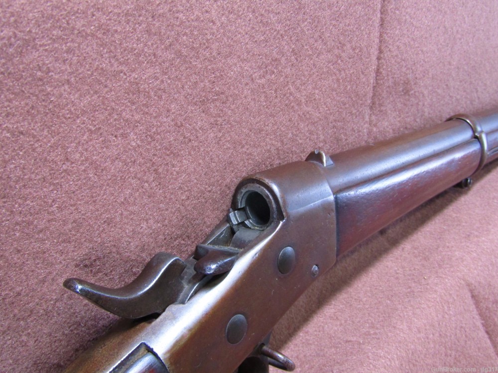 Unknown Maker Copy of a Remington No 1 Rolling Block Rifle 50-70 Cal-img-11