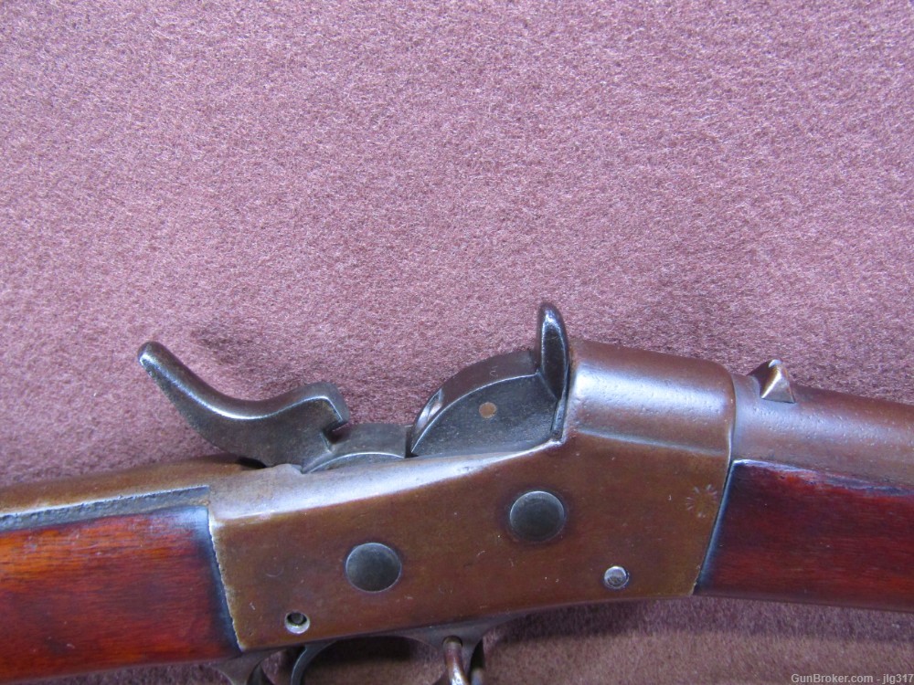 Unknown Maker Copy of a Remington No 1 Rolling Block Rifle 50-70 Cal-img-9