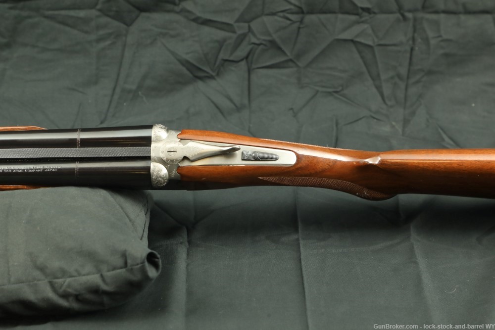 SKB Arms Japan Model 385 20 GA Side by Side Double Shotgun, MFD 1996-2004-img-18