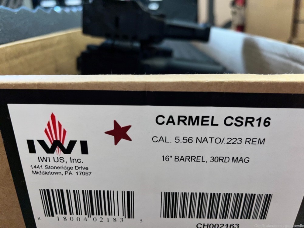 IWI Carmel CSR16 5.56 .223 16" Piston Side Fold CSR-16 LAYAWAY -img-24