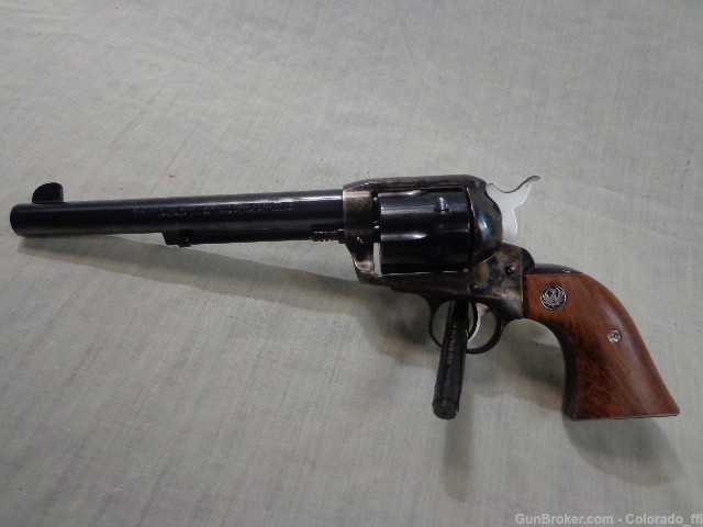 Ruger Vaquero, 45 Colt, 7 1/2 blue/case colored - excellent!-img-8
