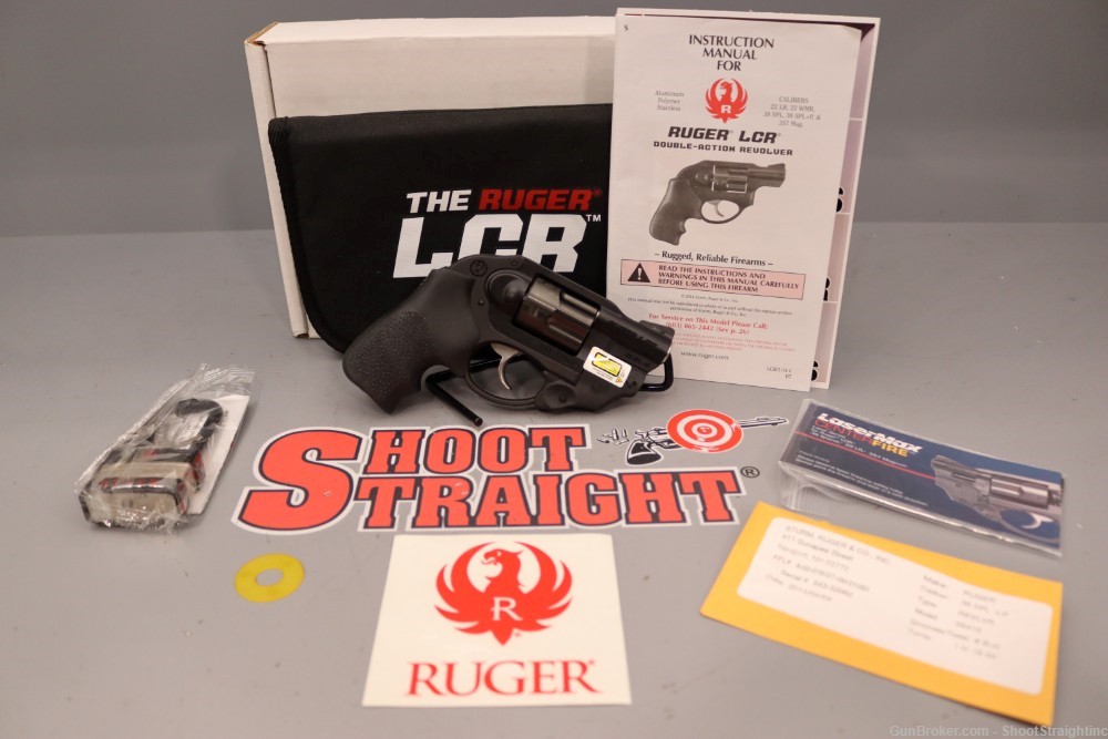 Ruger LCR-LM .38SPL+P 1.87" w/ Box & Laser-img-0