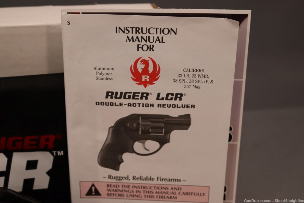 Ruger LCR-LM .38SPL+P 1.87" w/ Box & Laser-img-9