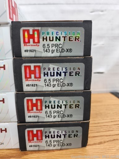 180 rd of 6.5 prc at cost! new boxes hornady match and precision hunter-img-2