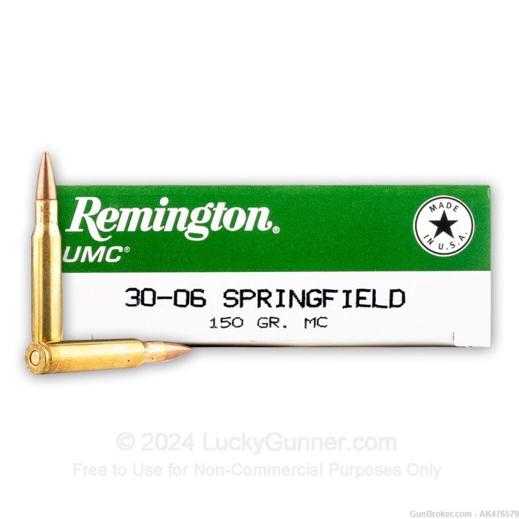 30-06 - 150 Grain MC - Remington UMC - 400 Rounds Ammo Ammunition-img-1
