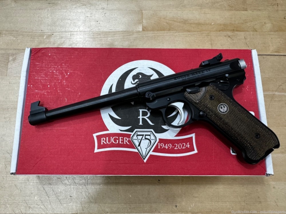 Ruger Mark IV Target 75th Anniversary Model 22LR Handgun NEW 40175 NR-img-0