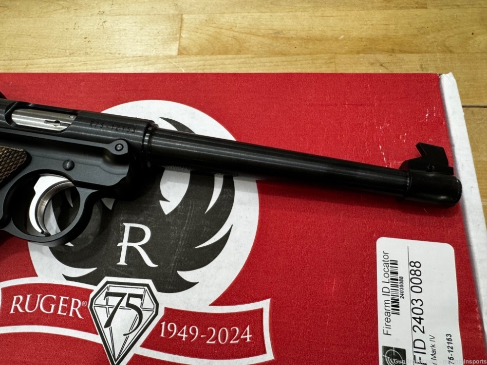 Ruger Mark IV Target 75th Anniversary Model 22LR Handgun NEW 40175 NR-img-6