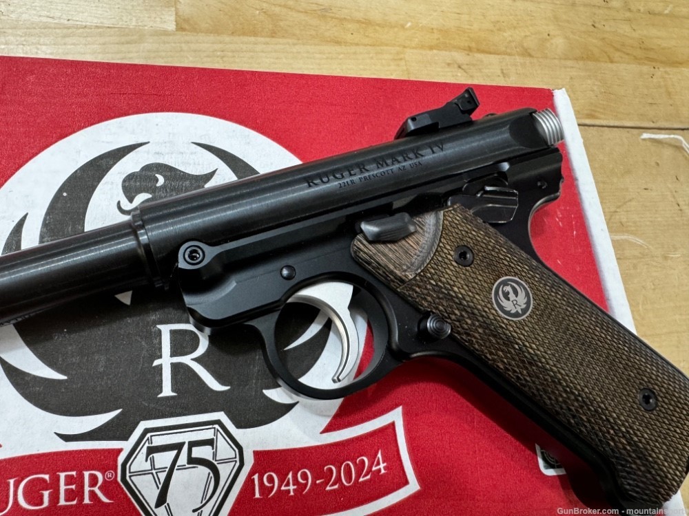 Ruger Mark IV Target 75th Anniversary Model 22LR Handgun NEW 40175 NR-img-1