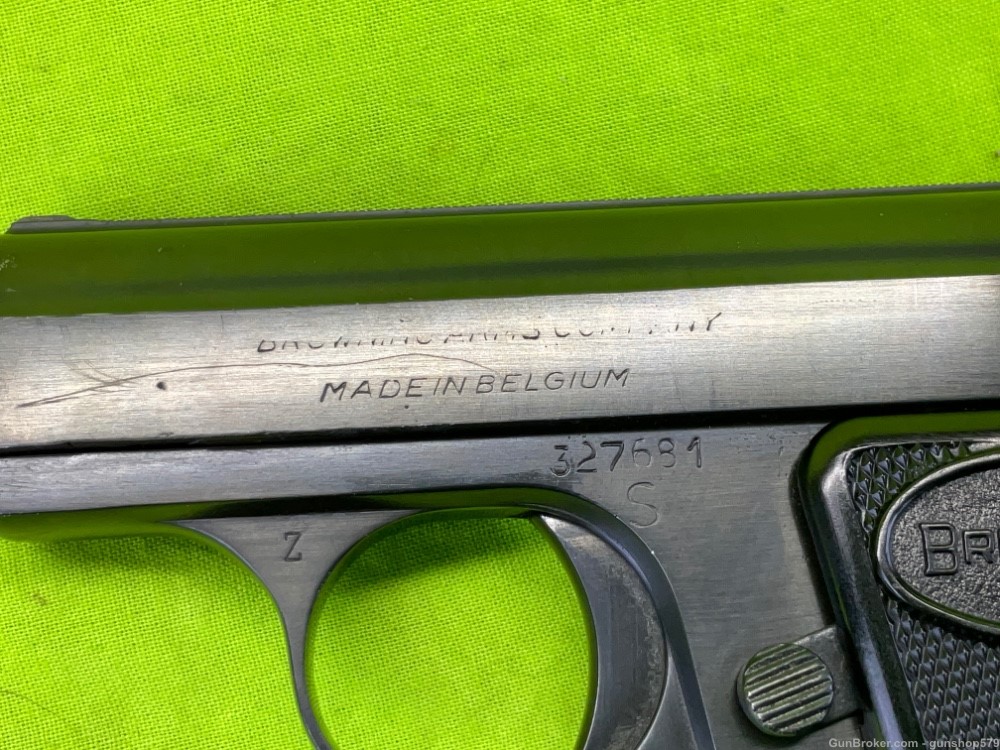 Vintage Browning Baby 25 ACP Auto 6.35 Pocket Gun High Condition Derringer -img-1
