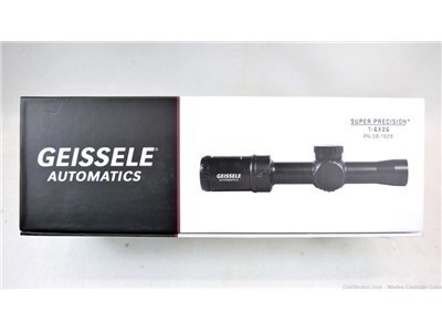 GEISSELE SUPER PRECISION SCOPE 1-6X26 DMRR-1 RETICLE FREE SHIPPING 08-192B