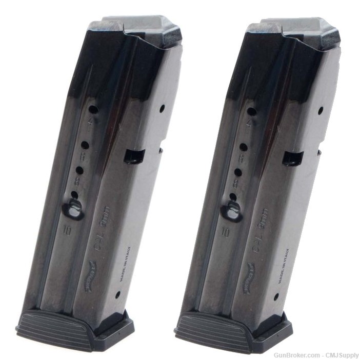 2-PACK Walther CREED PPX M1 9mm 10rd Blue Factory Magazine-img-0