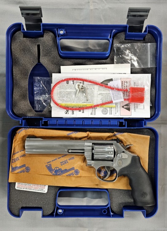 Smith & Wesson Model 648 22 WMR 6" 8RD 12460 S&W K Frame NO CC FEE!-img-2