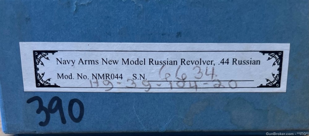 Navy Arms New Model Russian Revolver with Box- 44 RUSSIAN- USED-img-9