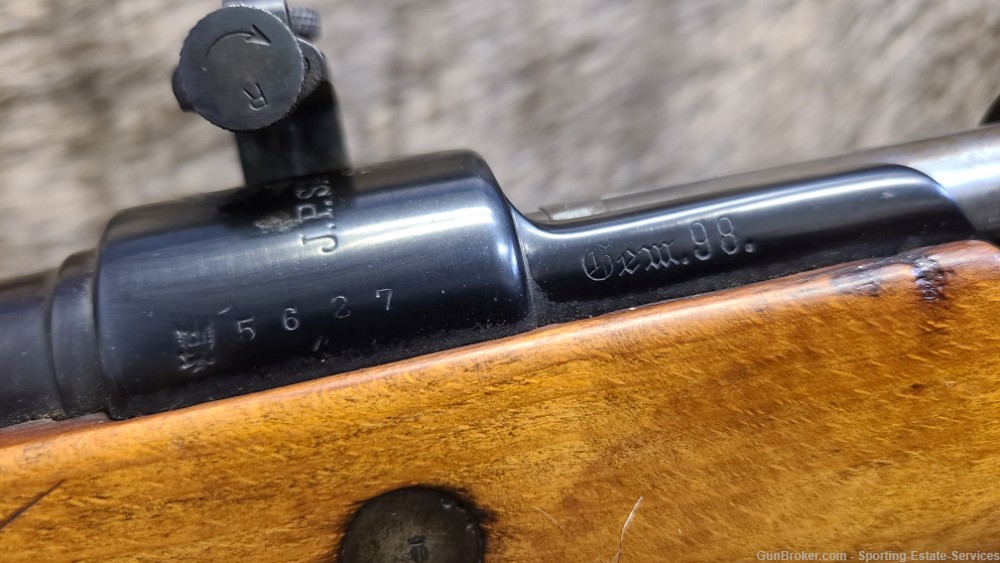 JP Sauer & Son 1916 - Mauser 98 - 8mm - 24" - Lyman Peep - Custom Stock-img-15