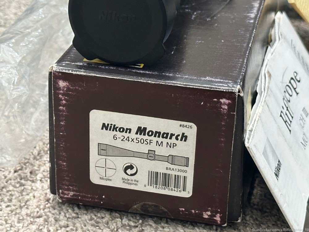 Nikon Monarch 6-24x50 SF M NP nikoplex matte 1” LNIB-img-10