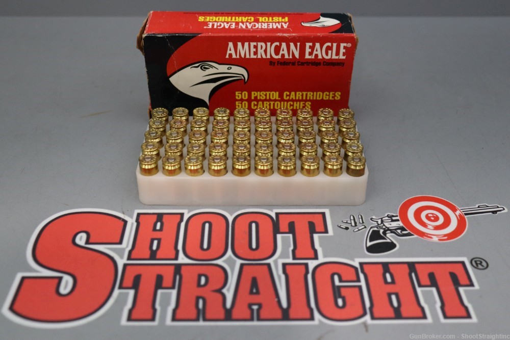 Lot o' 50-rounds Federal American Eagle .45GAP 230gr FMJ Ammunition-img-0